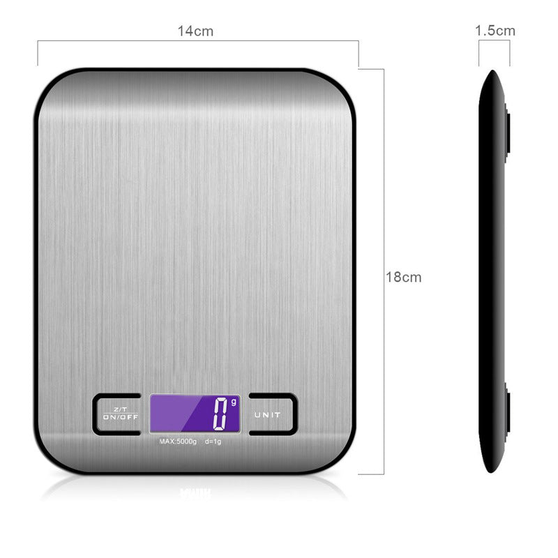 Electric Kitchen Scale Silver