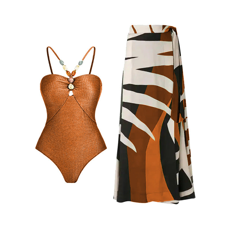 2 Piece Boho Full Swiming Suit Set