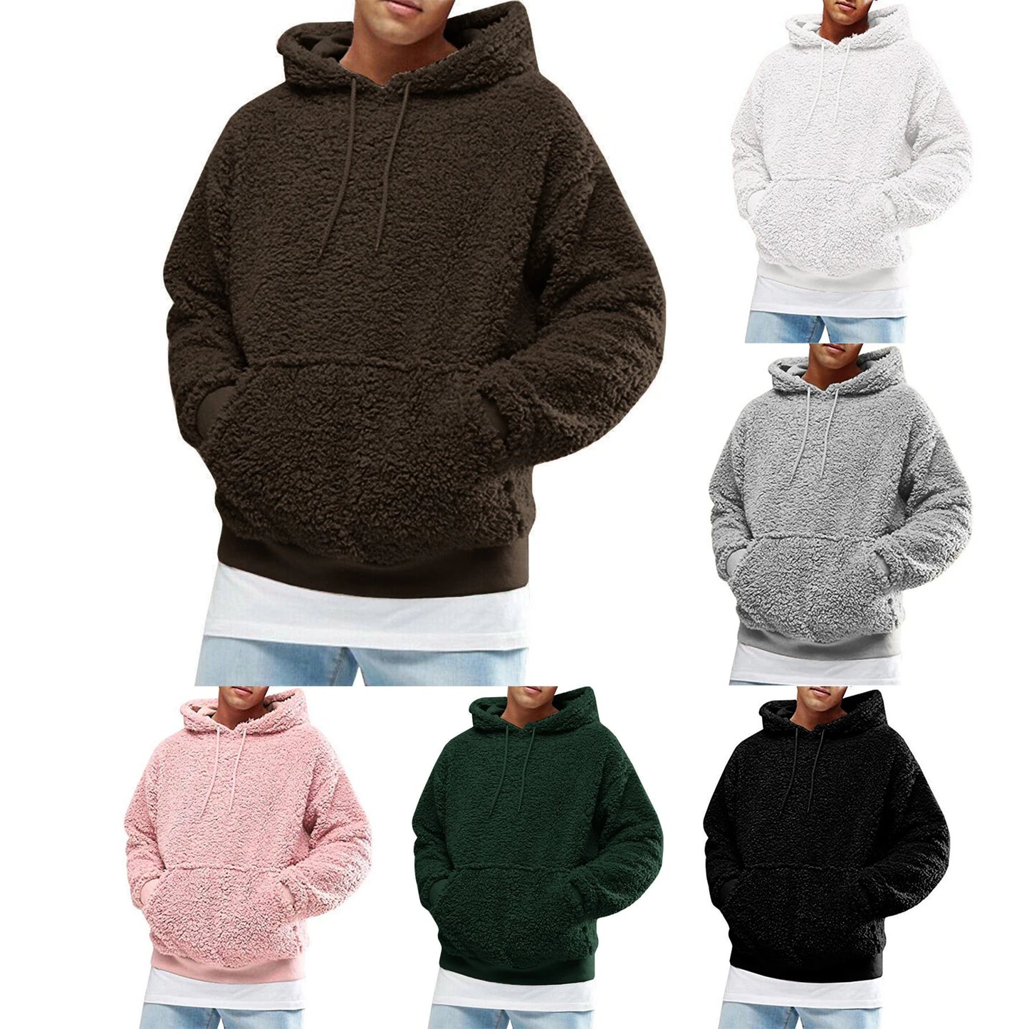 CozyFuzz™ Ultimate Men’s Fuzzy Hoodie