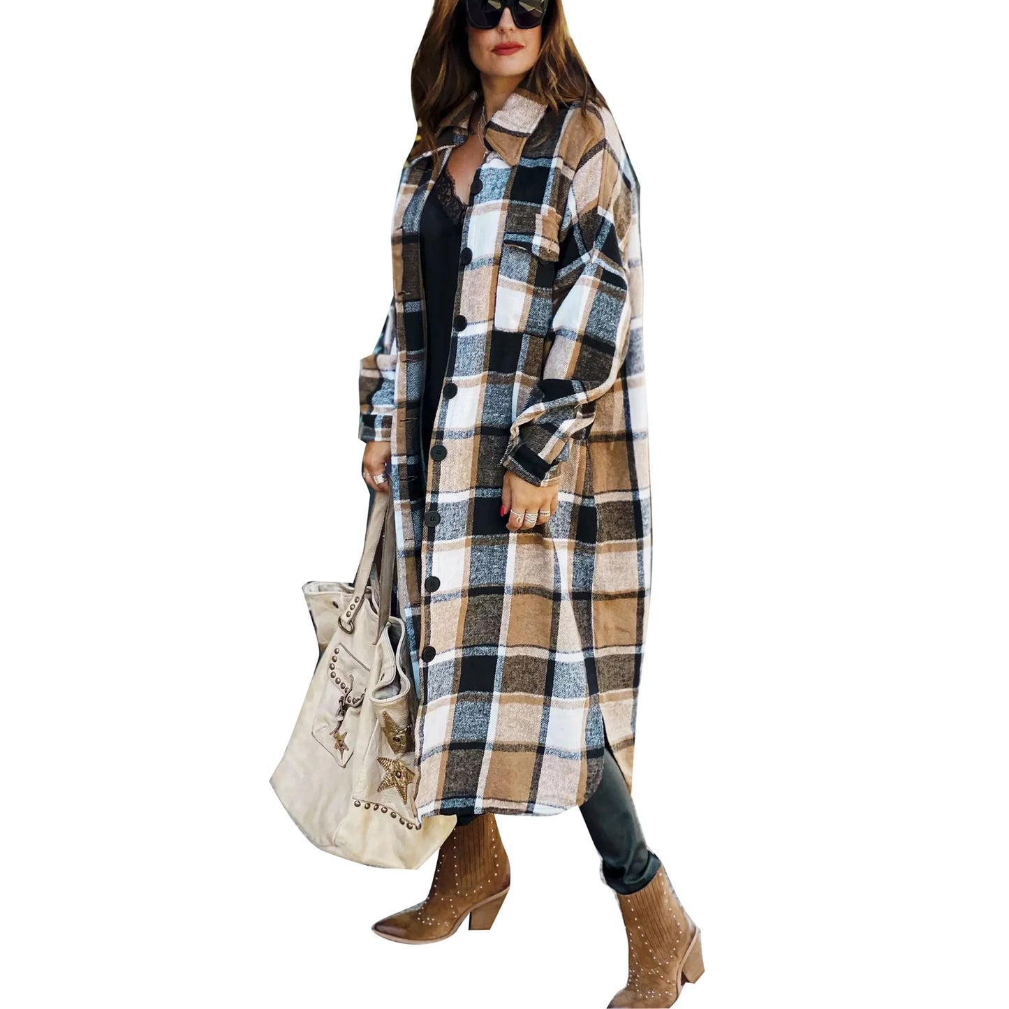 Cloudy Cozy Flannel Jacket S-XL