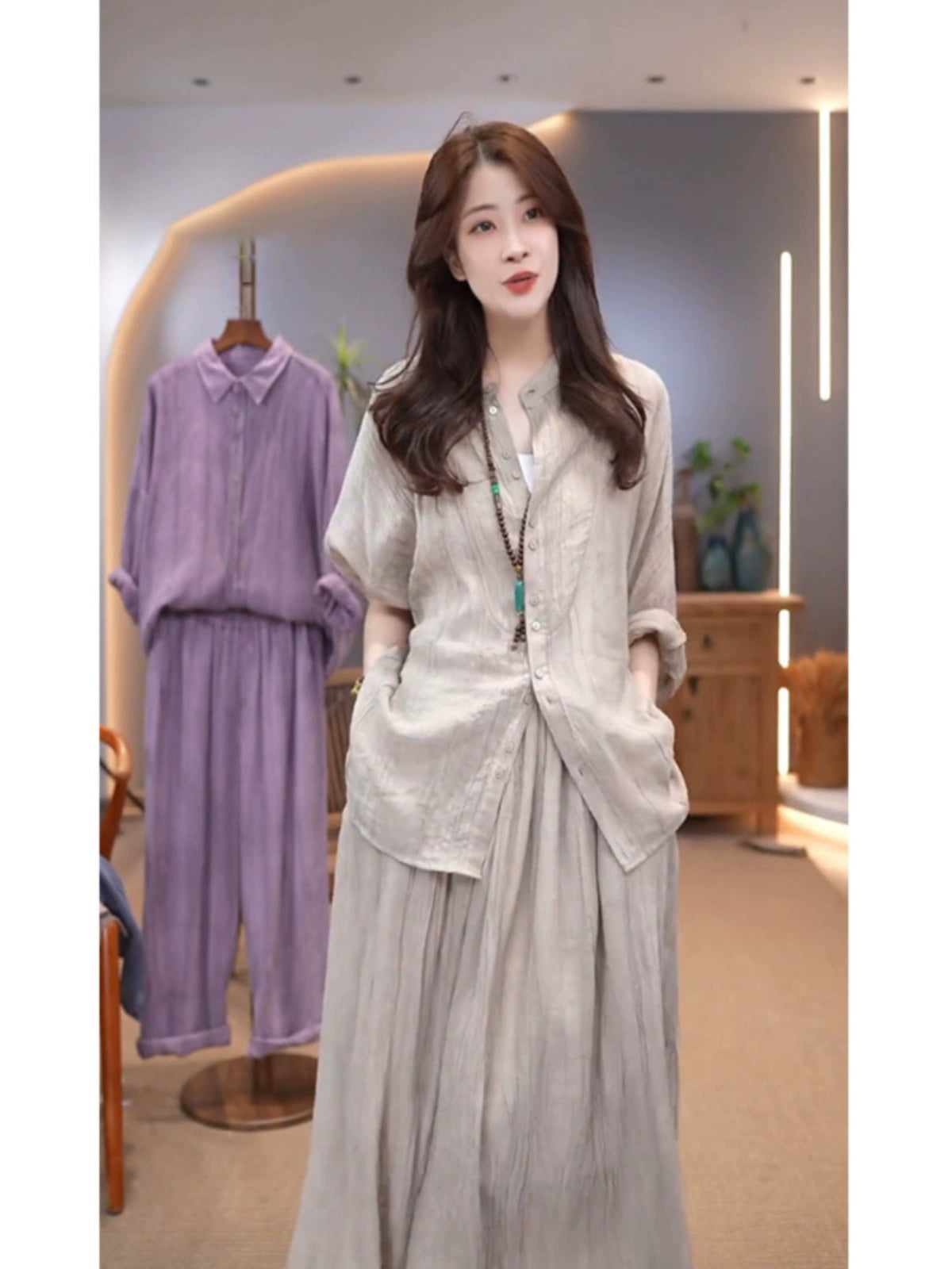 Women's Clothing Casual Style Loose Cotton Linen Retro Elegant Tops