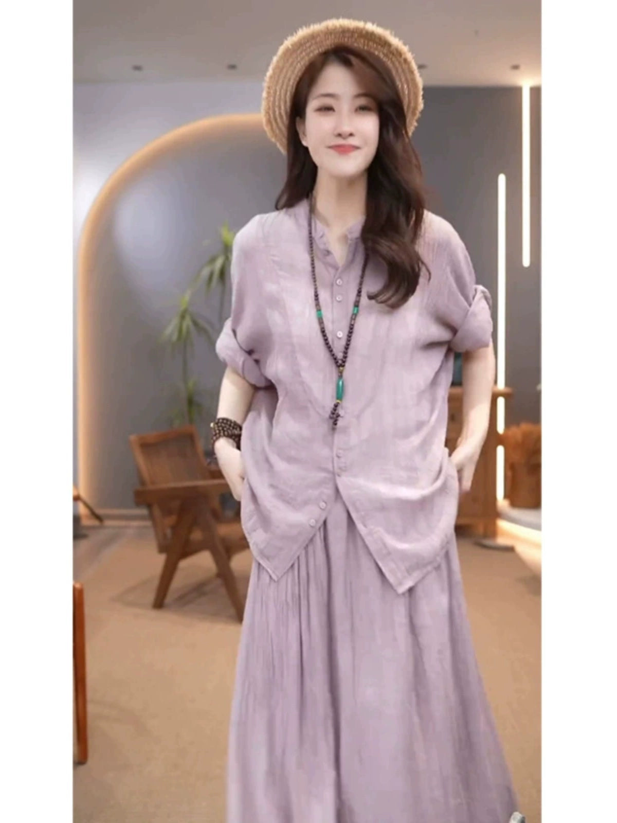 Women's Clothing Casual Style Loose Cotton Linen Retro Elegant Tops