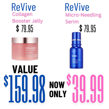 ReVive GlowBoost Duo Set- Micro-Needling Serum & Collagen Booster Jelly