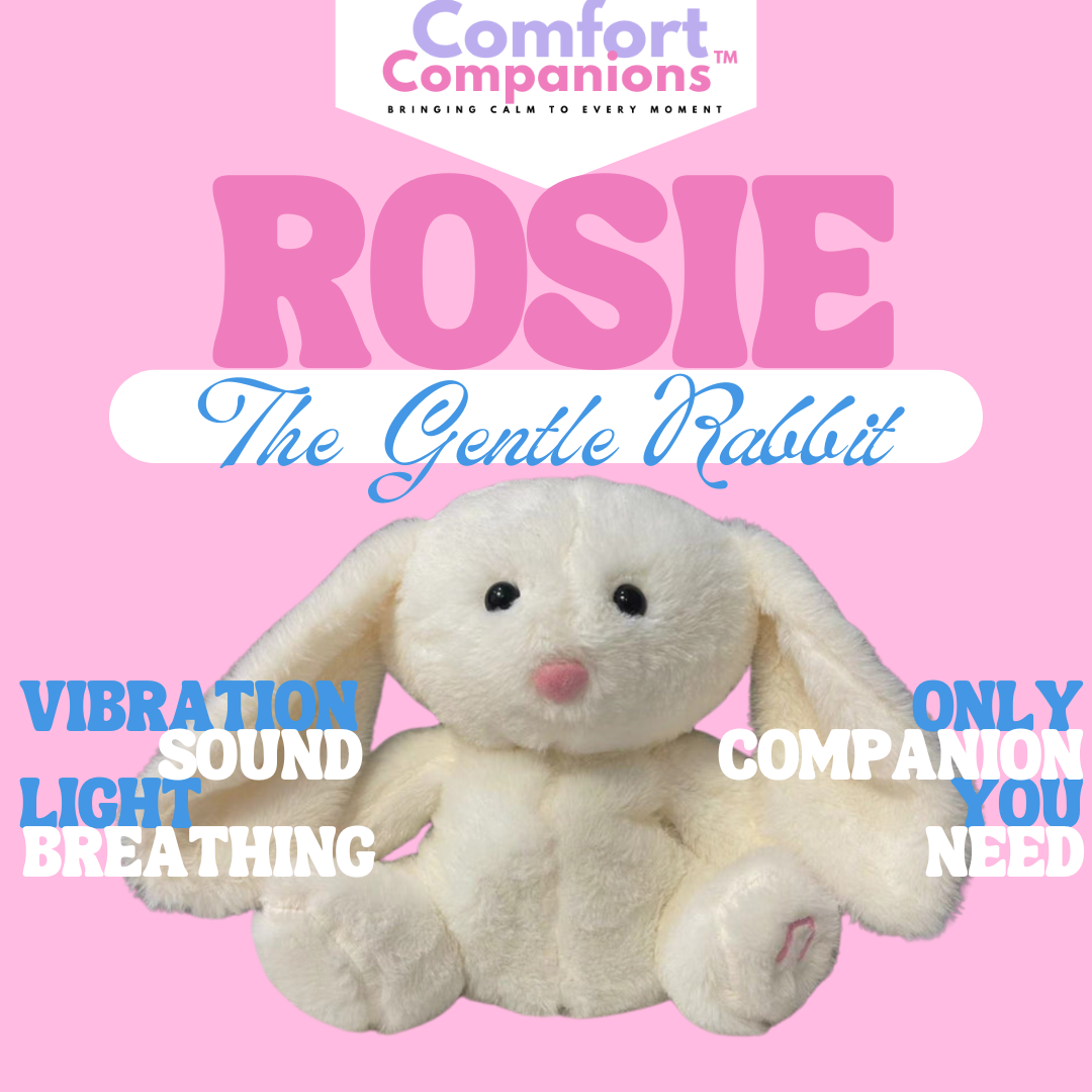 Rosie the Gentle Rabbit - ComfortCompanion