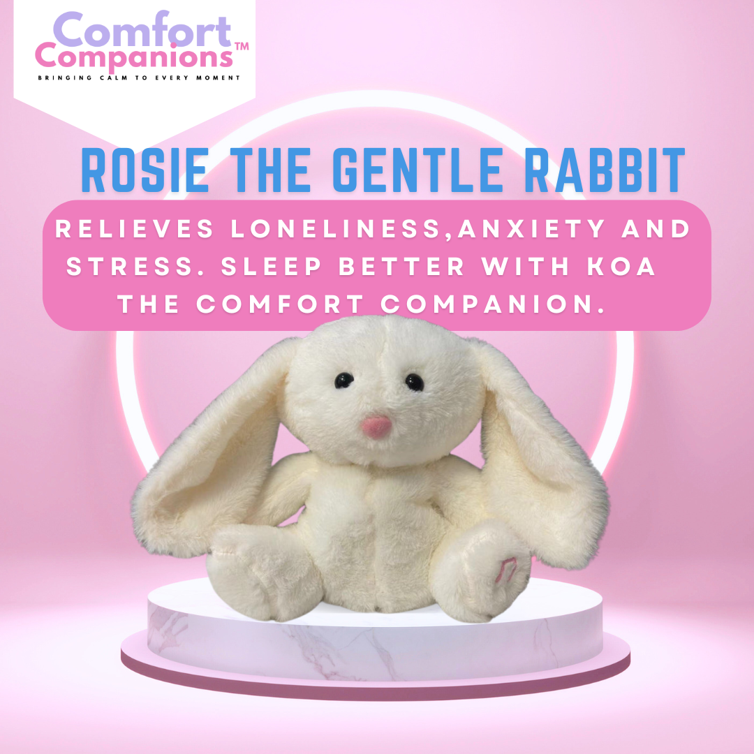 Rosie the Gentle Rabbit - ComfortCompanion