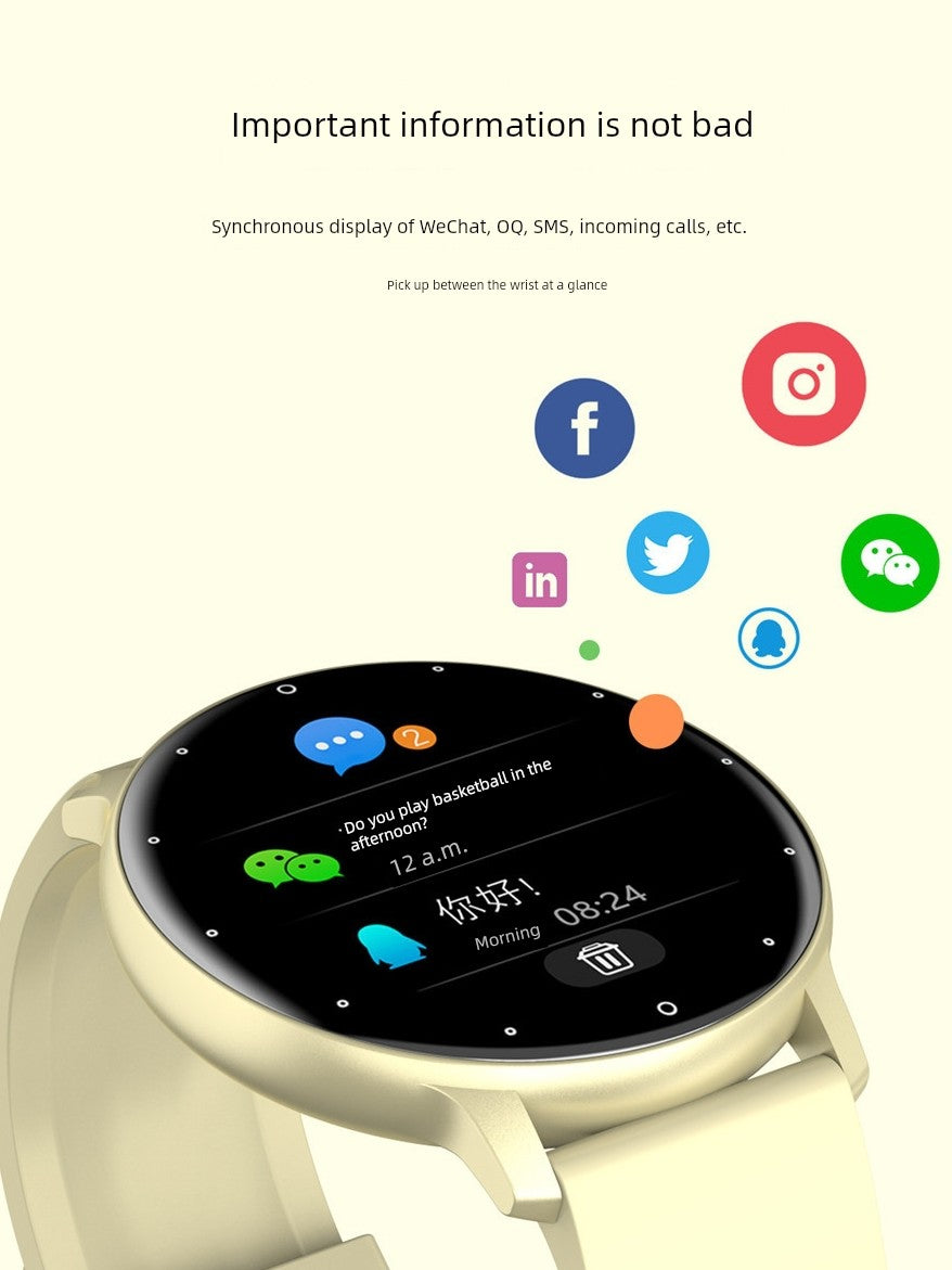 LuxeSync- Large Screen Smart Watch