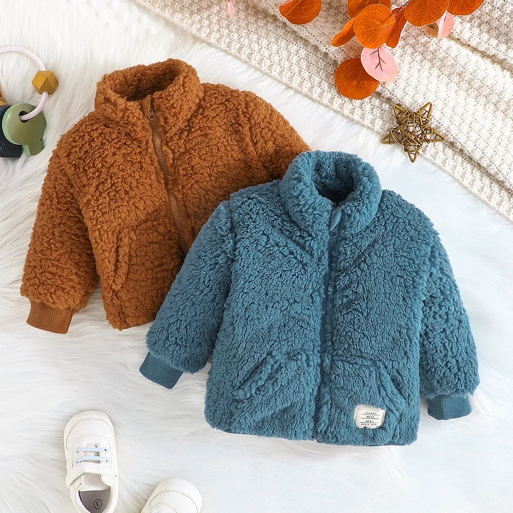 Jacket For Newborn Baby Boy Girl Kids Clothes 3-36 Months Fashion Long Sleeve Coat Warm Sweatshirt Winter Childrens Outwear