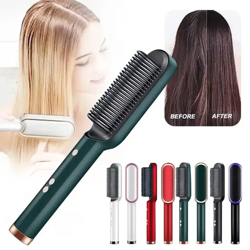 2-in-1 Negative Ion Hair Straightener & Curler