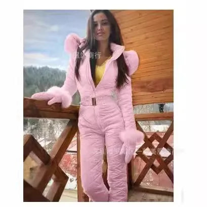 FrostGleam™ Winter Jumpsuit (Pink)