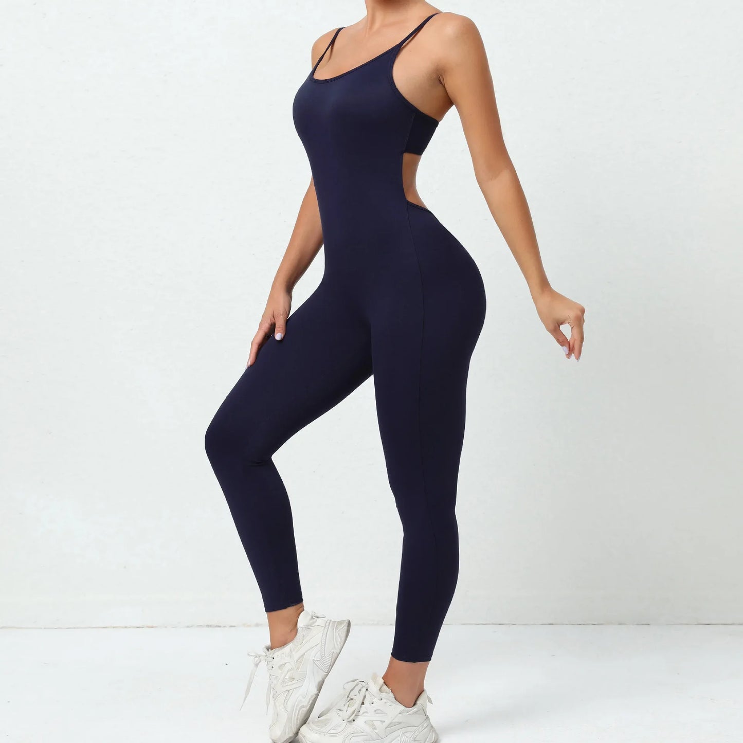 Sporty Jumpsuit Woman One Pieces Fitness Overalls Sexy White Jumpsuits for Women Gym Romper Yoga Monos Mujer Elegante Clothing