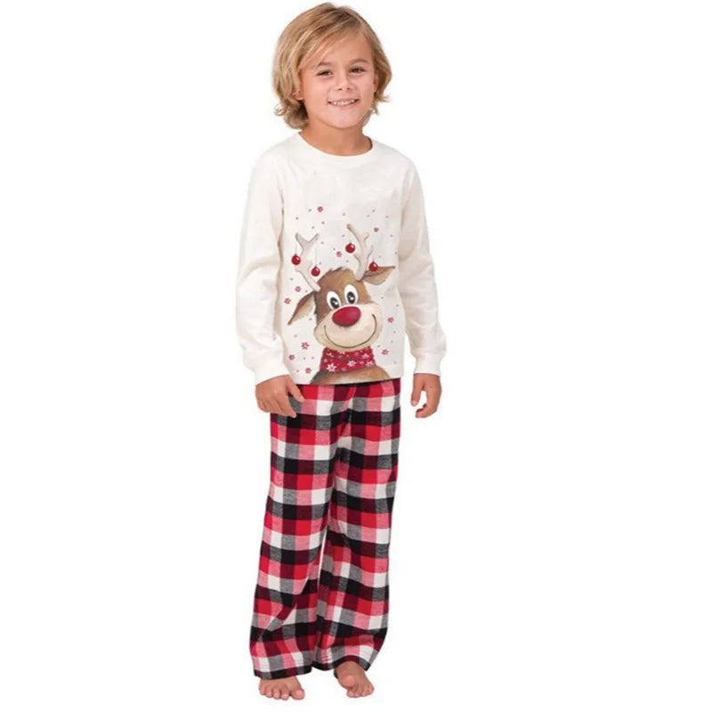 Reindeer Family Matching Pajamas 100% Cotton