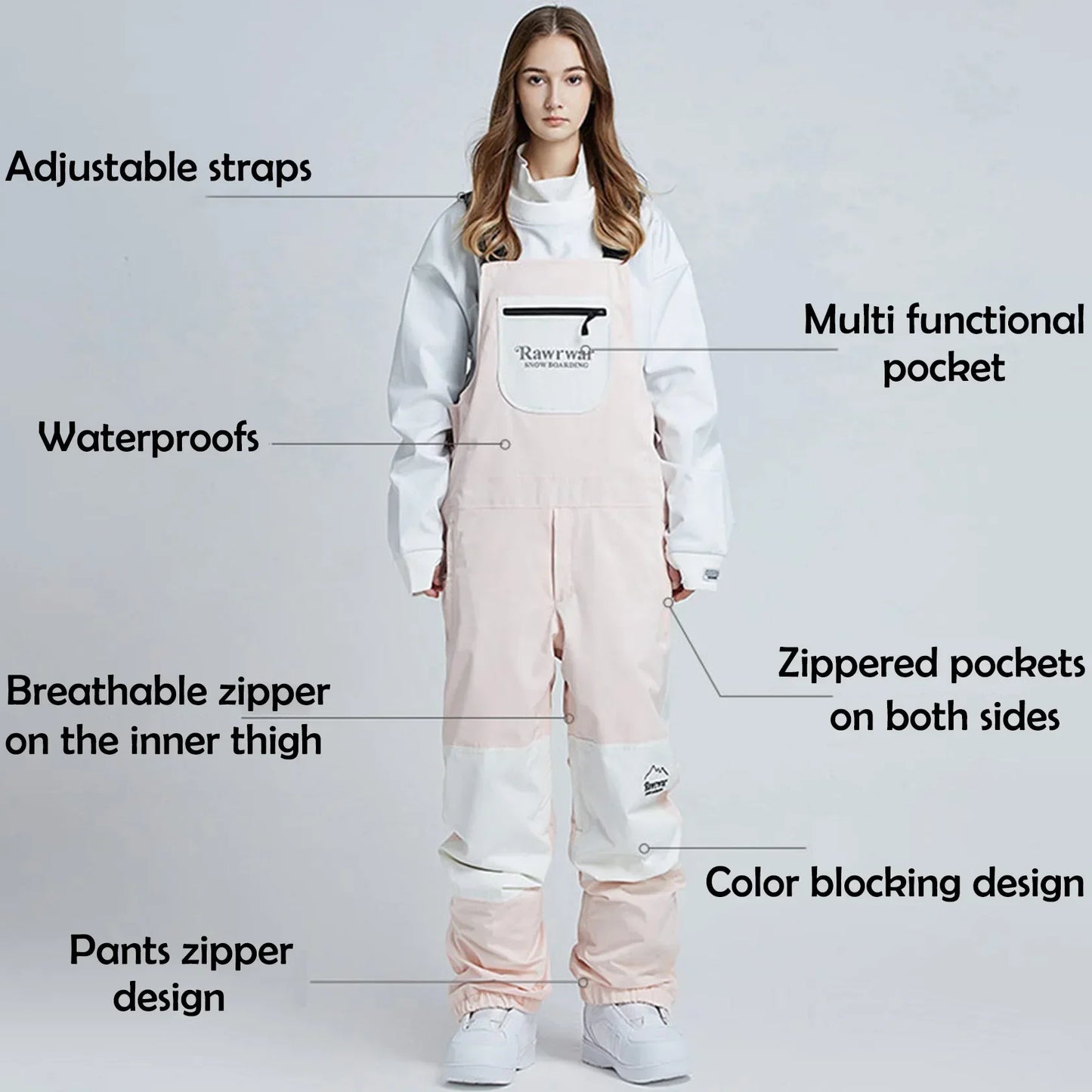 Pastel Dream II Waterproof Bib Overalls