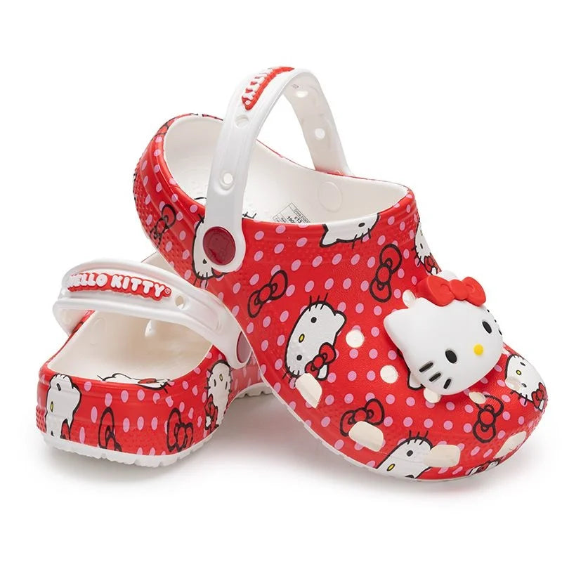 New Arrival Sanrio Hello Kitty Pochacco Melody Summer Children Cute Cartoon Children Slipper Nonslip Soft-Soled Wrap Toe Sandals