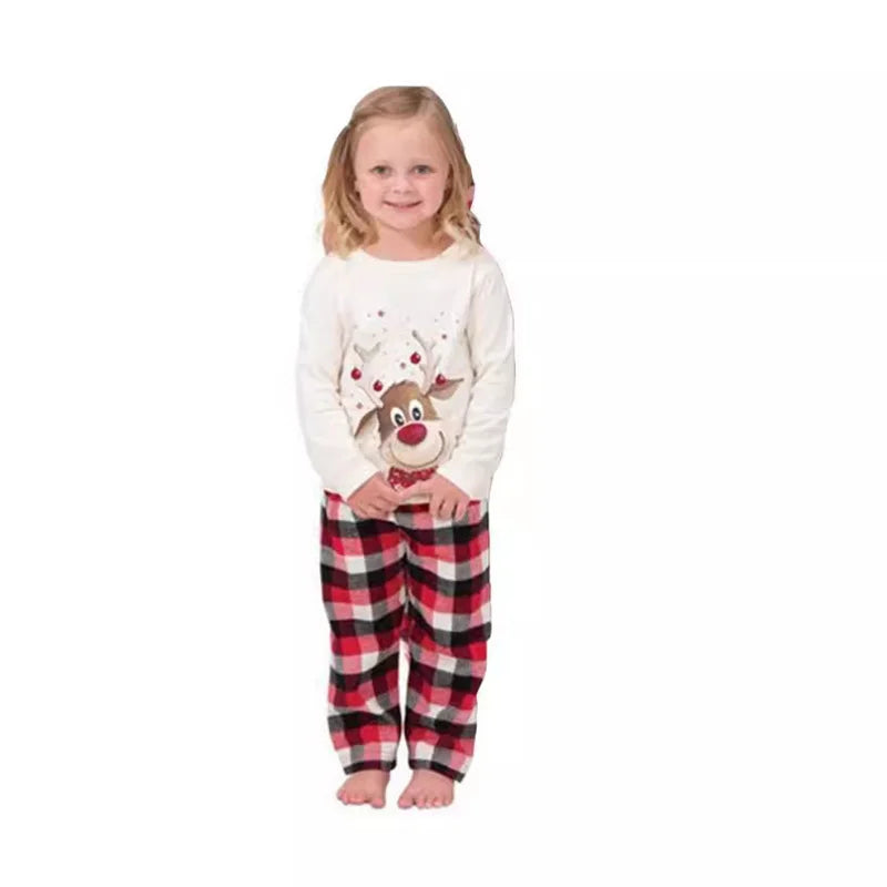 Reindeer Family Matching Pajamas 100% Cotton