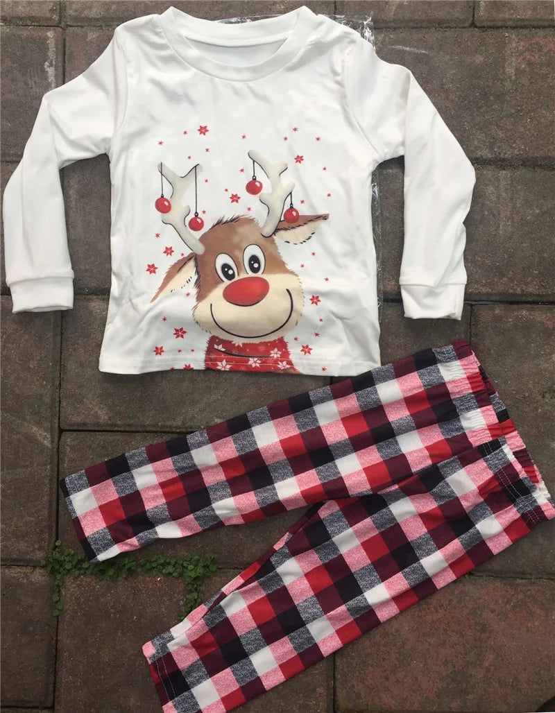 Reindeer Family Matching Pajamas 100% Cotton