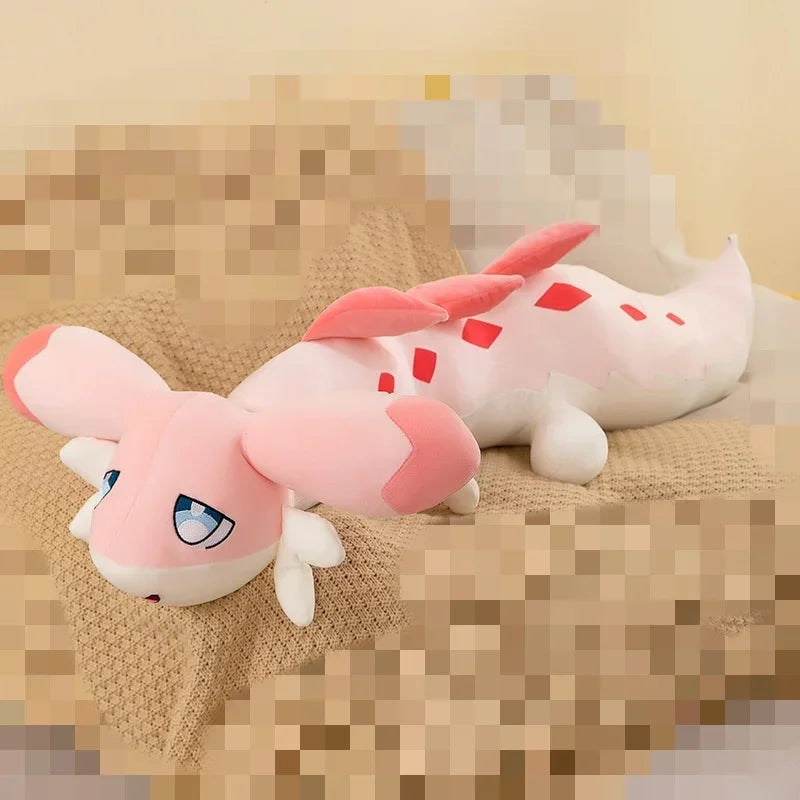 Palworld Chillet Plush Pink Pillow Bolster Stuffed Toy Kawaii Grizzbolt Anime Peripheral Cloth Doll Stuffed Modle Cute Toy Gifts