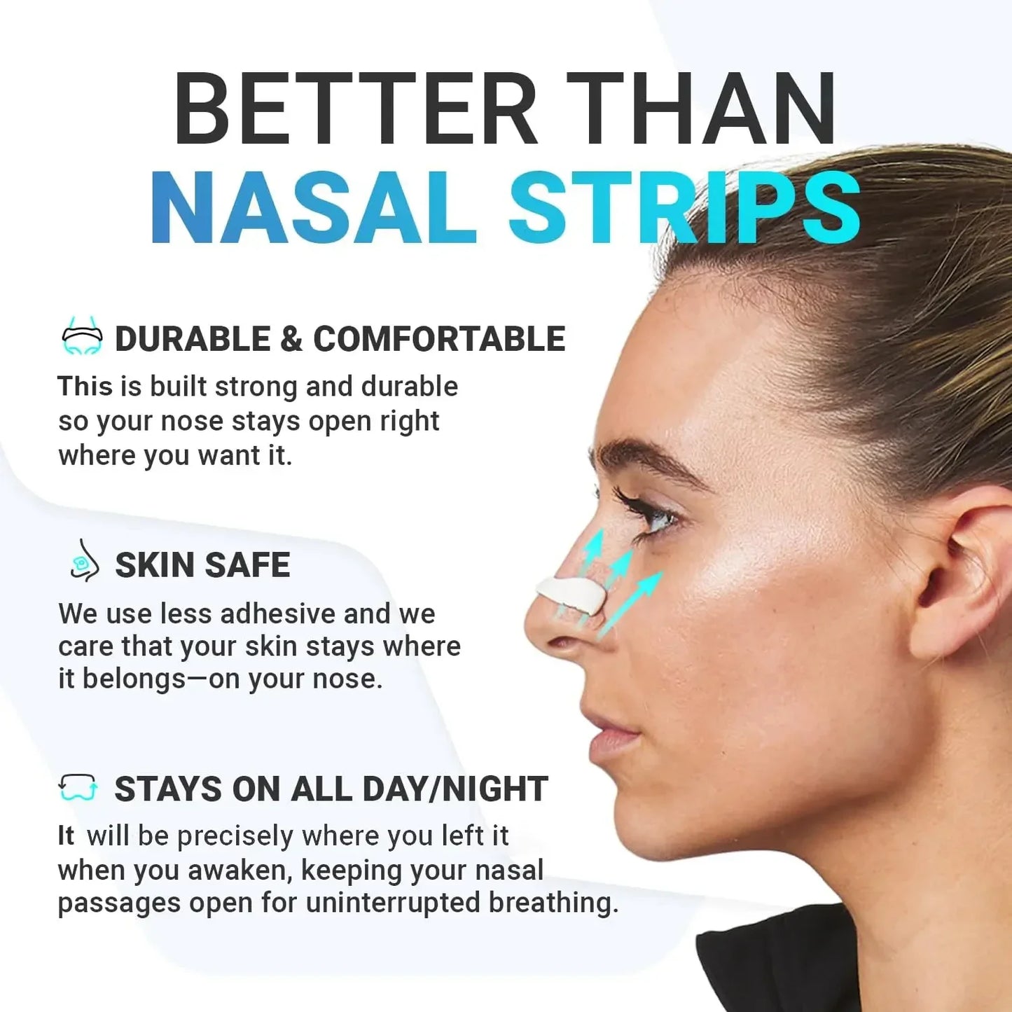 EasyBreathEasy™ Magnetic Nasal Strips