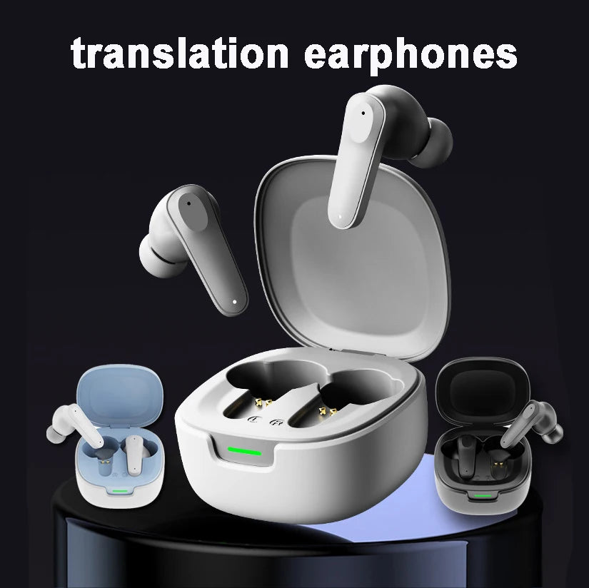 A98 Intelligent Bluetooth Earphones Multilingual Translation Function Wireless In-Ear Earbuds Tws Sweatproof sports headphones