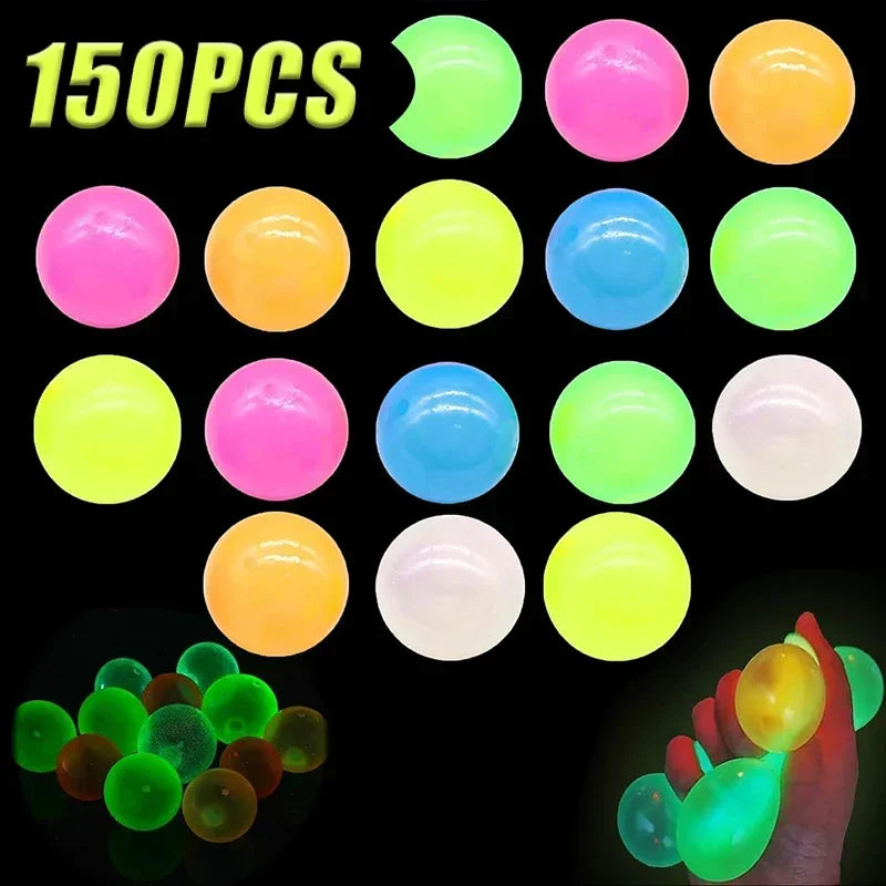 Glow-In-The-Dark Stick Dream Balls Glow-In-The-Dark Balloons Breathable Balloons Pinch Balloons Party Decorations Children's Gif