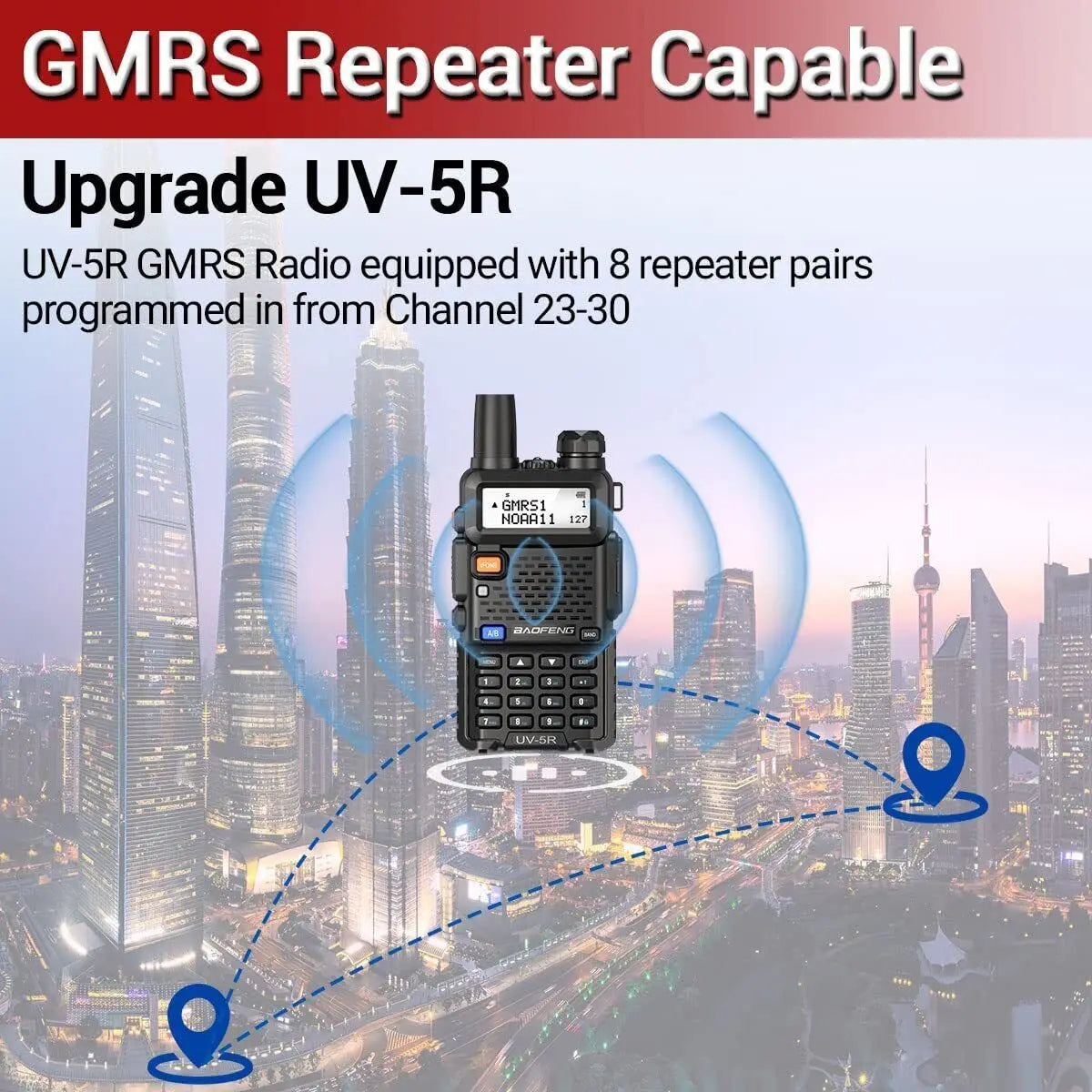 Emergency Talk - Baofeng UV-5R GMRS - 2 Way Radio/Scanner