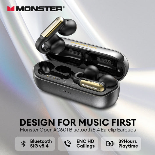 Monster OPEN AC601 - Earclip Earbuds