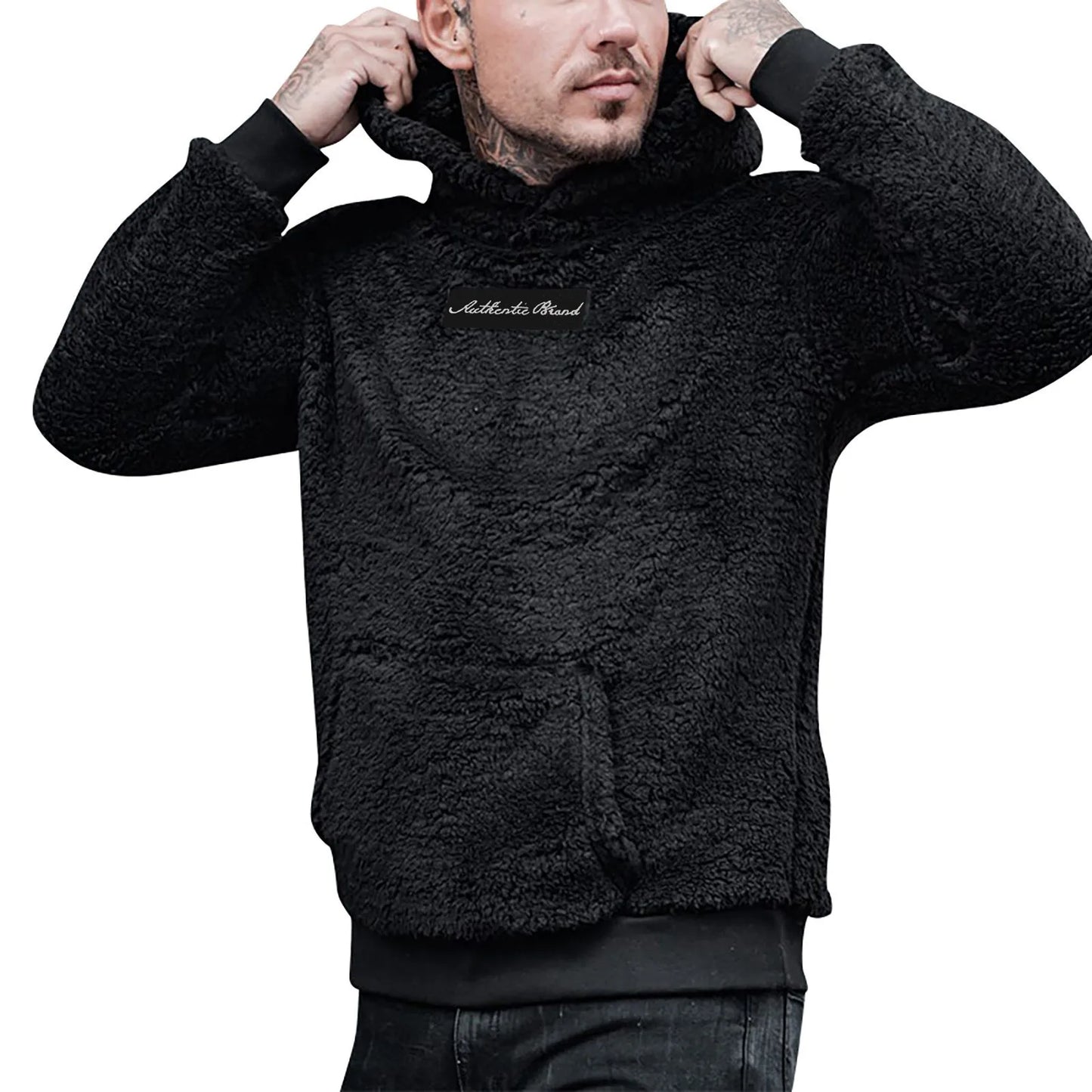 CozyFuzz™- Plush Hoodie Fuzzy Fleece Men