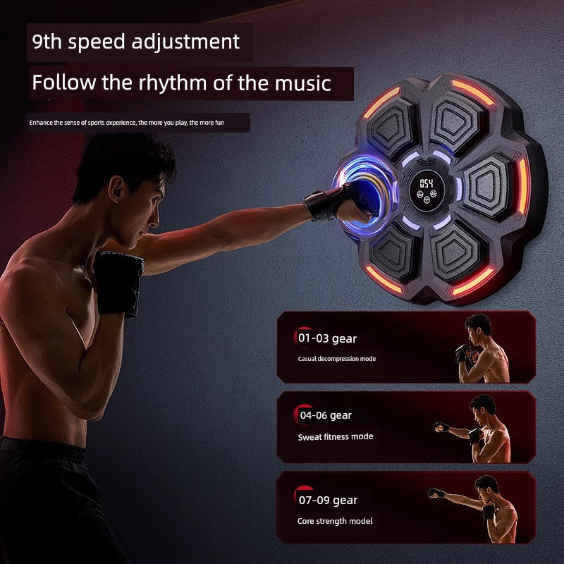 Music Boxing Machine Wall Target Sanda Trainer Sandbag