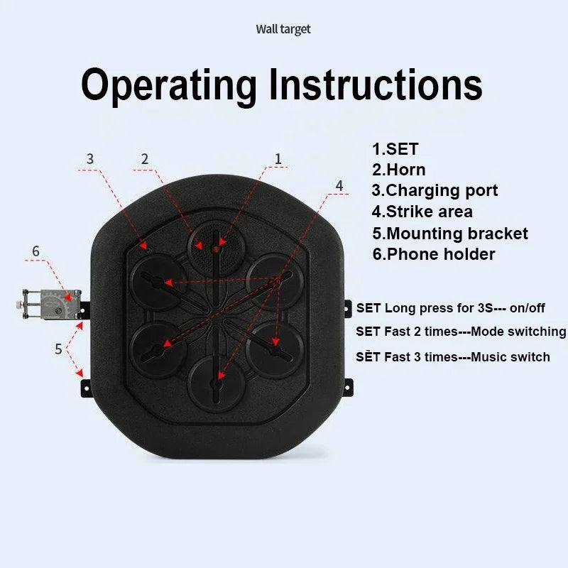 Beatbox VI™ – Lite Smart Digital Boxing Wall Target