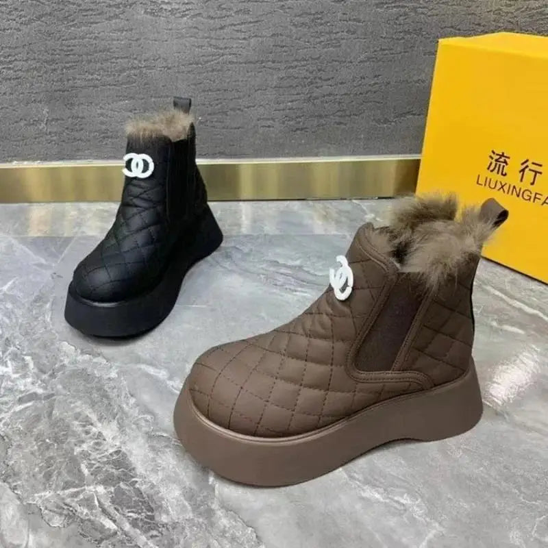 Casual Sports Plush Snow Boot