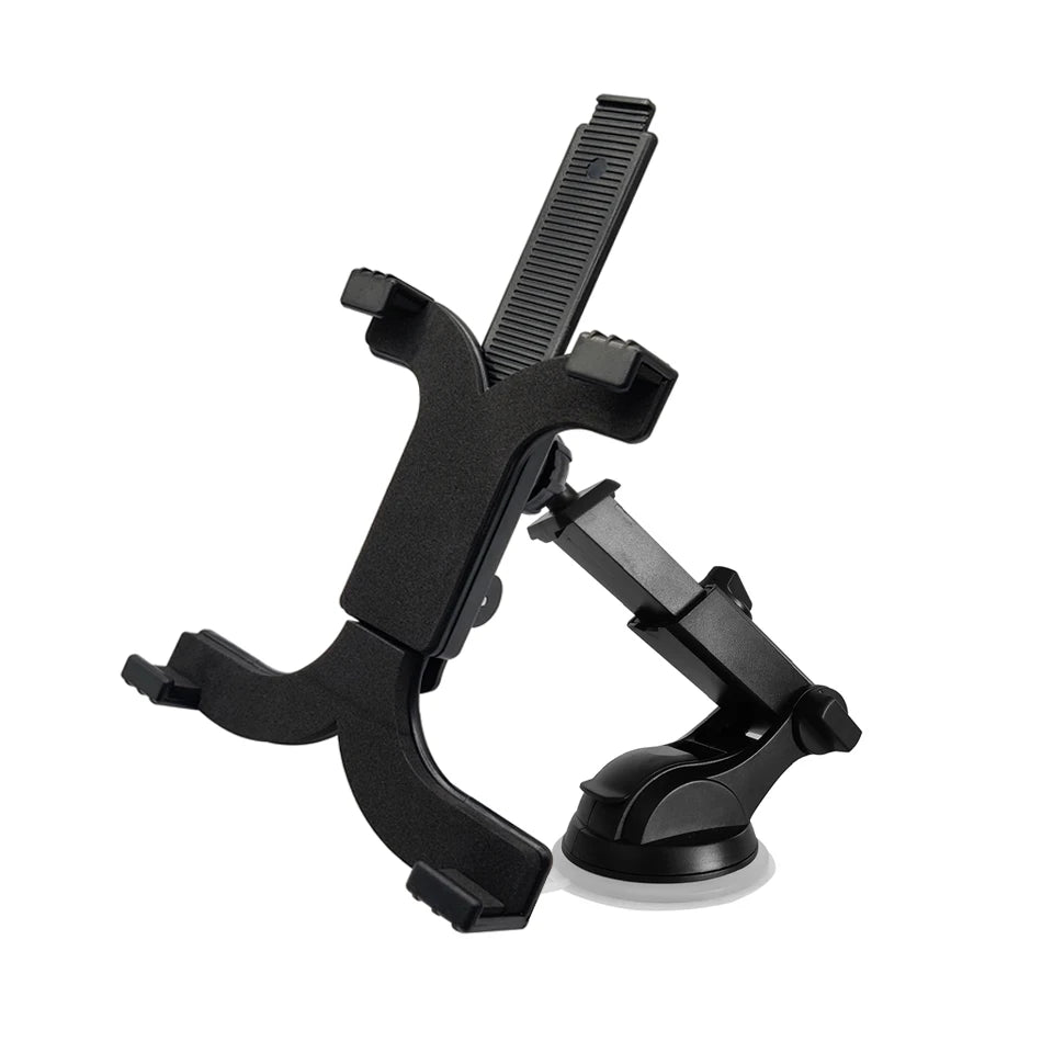 HKGK Tablet Car Holder Stand For iPad Air 1 2 Mini 2 3 4 Pro 9.7 10.5 Universal Windshield Mount For 7 to 12.9 Inch Samsung Tab