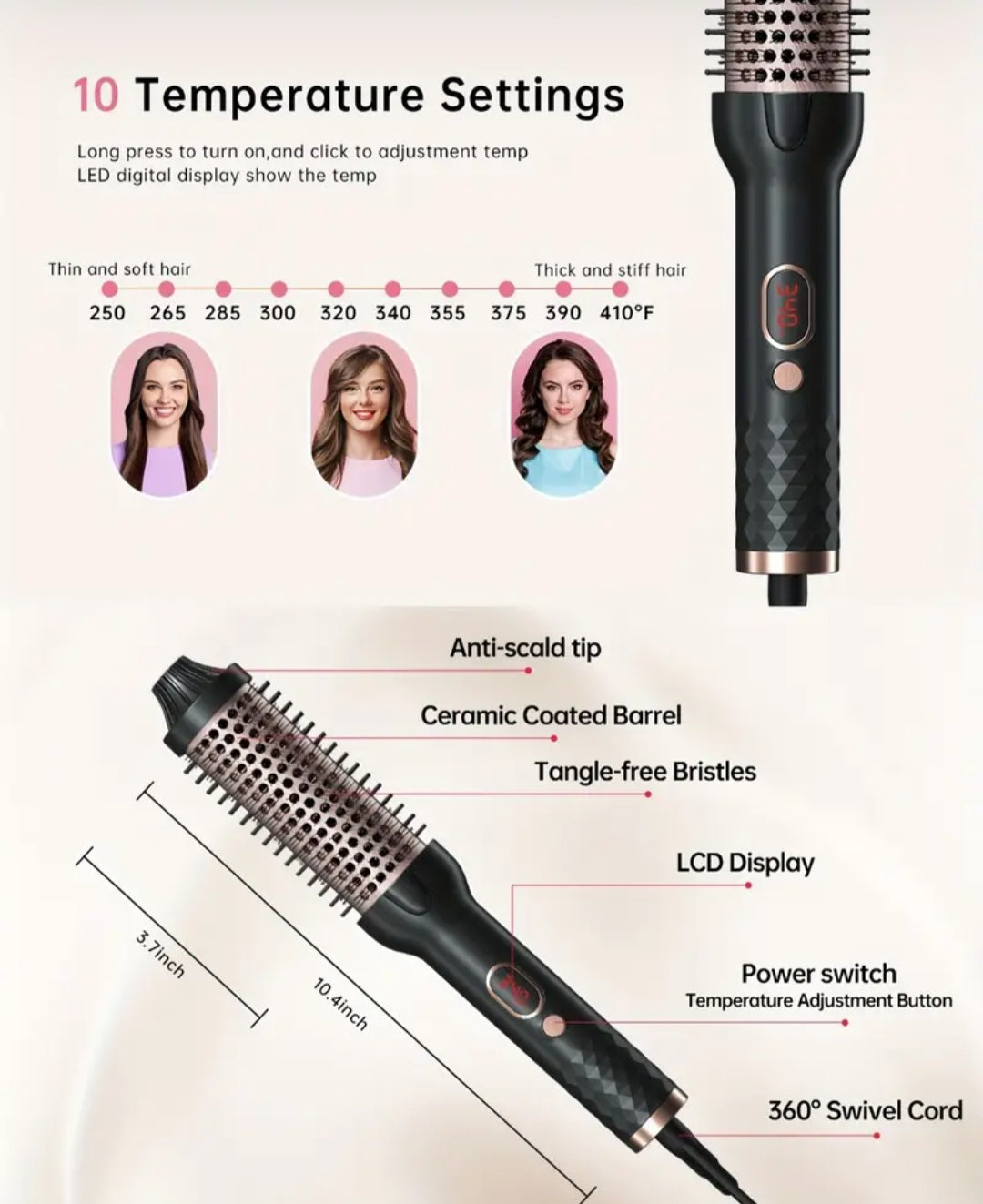 3-in-1 Ionic Blowout Curler