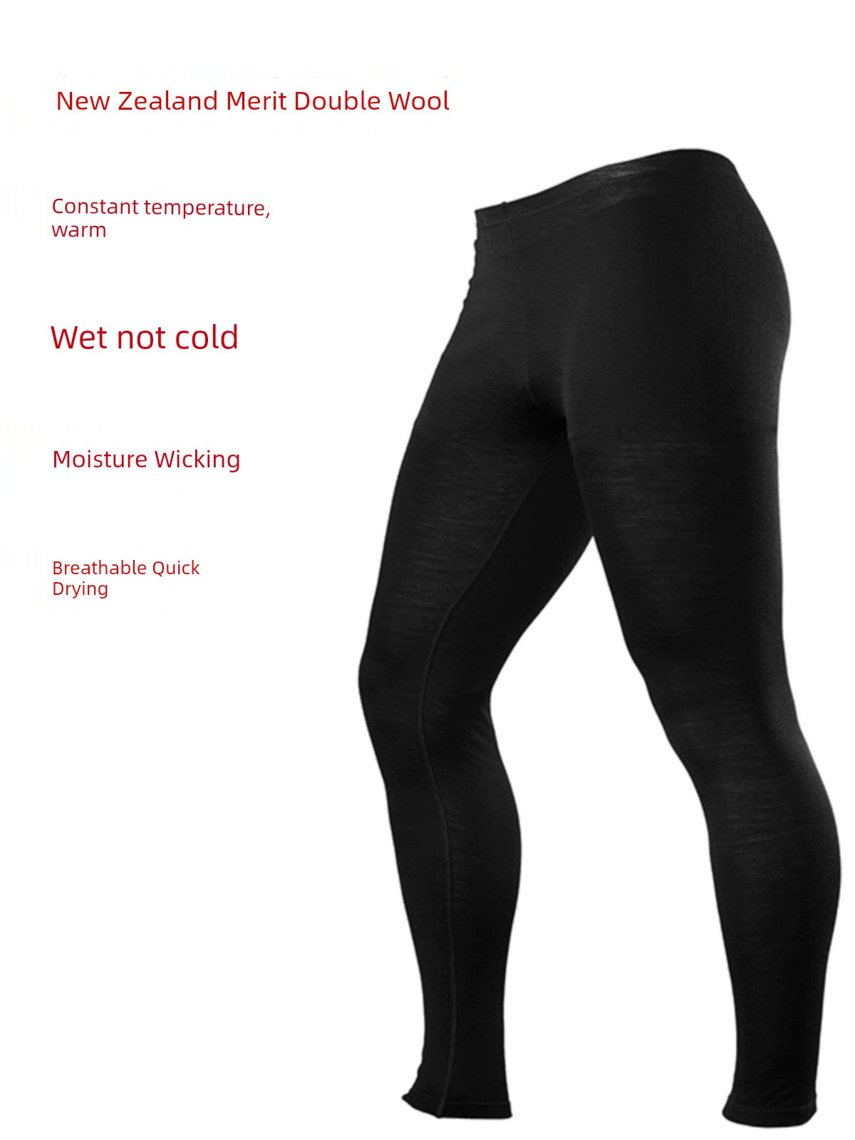 Merino Couple Wool Constant Temperature Moisture Absorption Home Pants