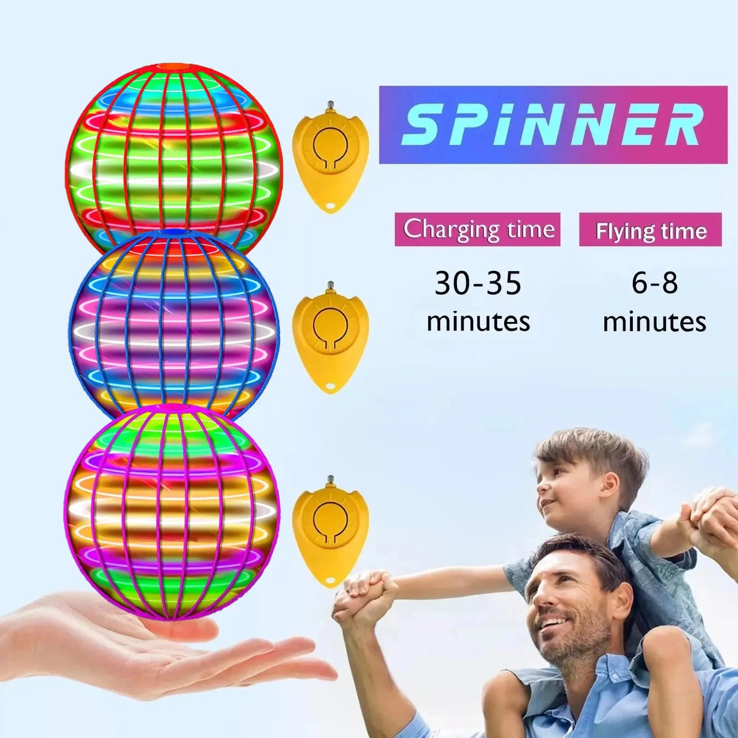 GlowSphere™ 360 Spinner