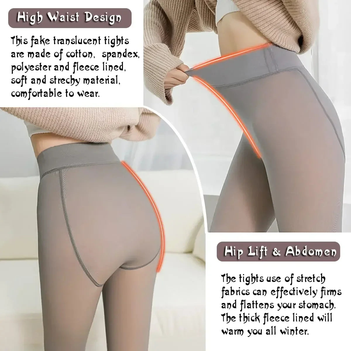 FrostFlex Fleece Tights- Plus Size