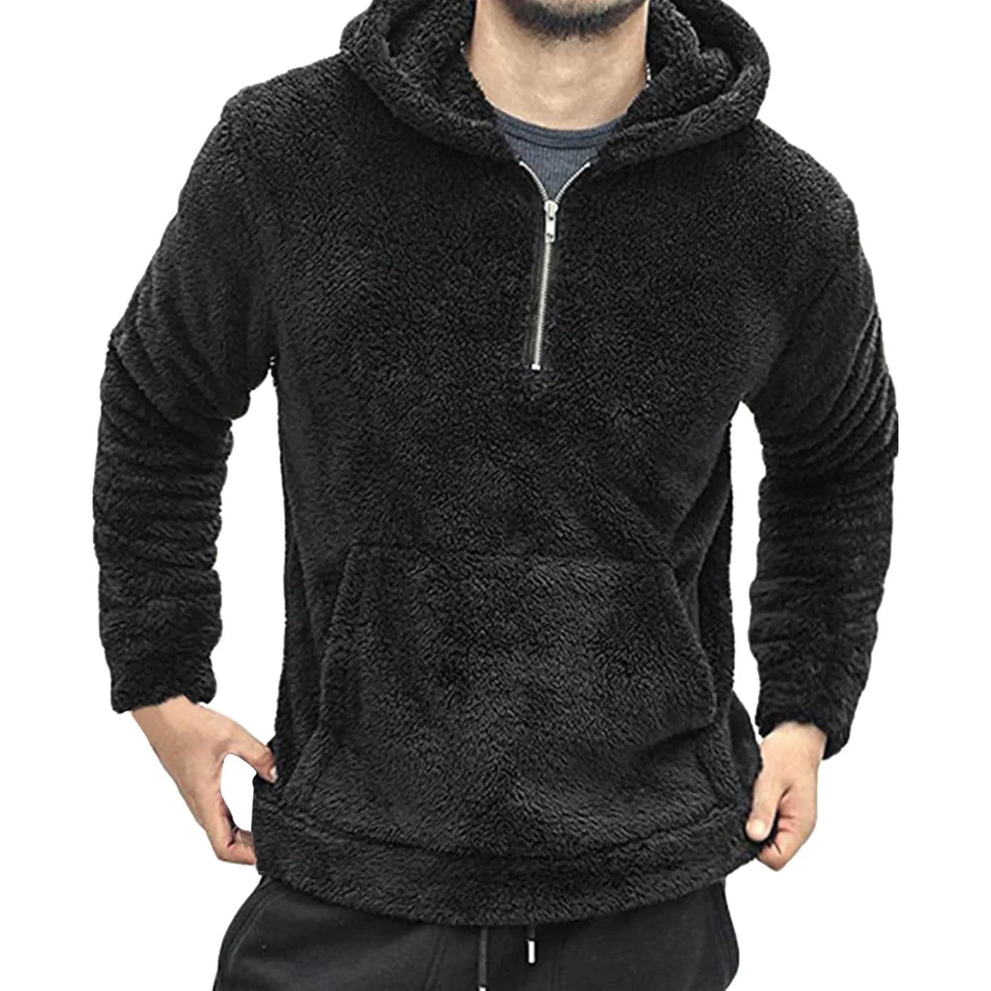 CozyFuzz™ Ultimate Men’s Fuzzy Hoodie