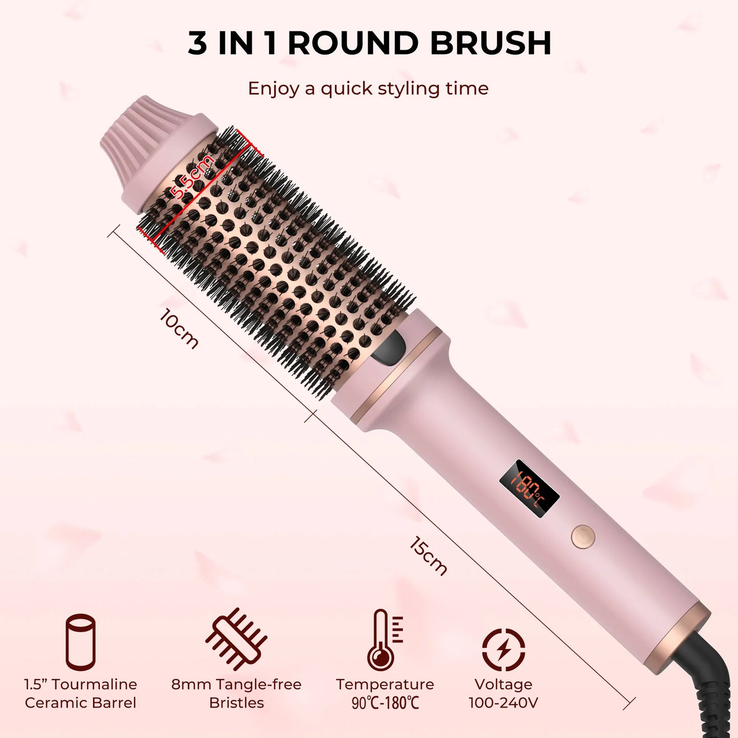 3-in-1 Ionic Blowout Curler