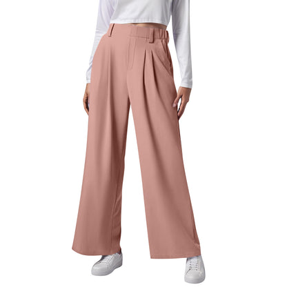 High Waist-Loose-fit Tappered Trouser