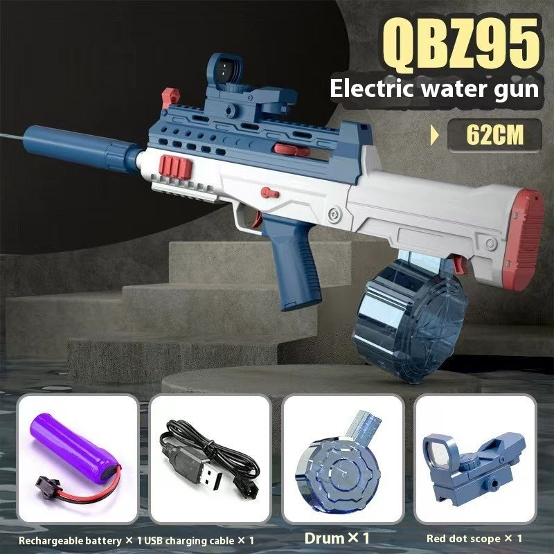 Electric Water Gun Automatic Continuous Hair Children's Outdoor Toys