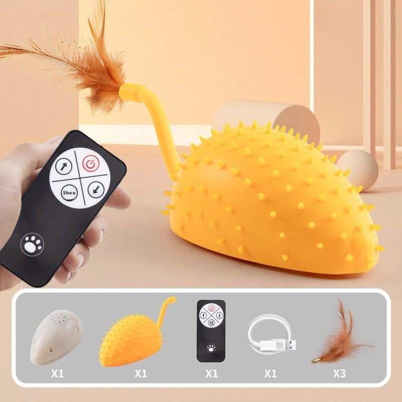 Remote Control Smart Charging Silicone Mouse Cat Toy