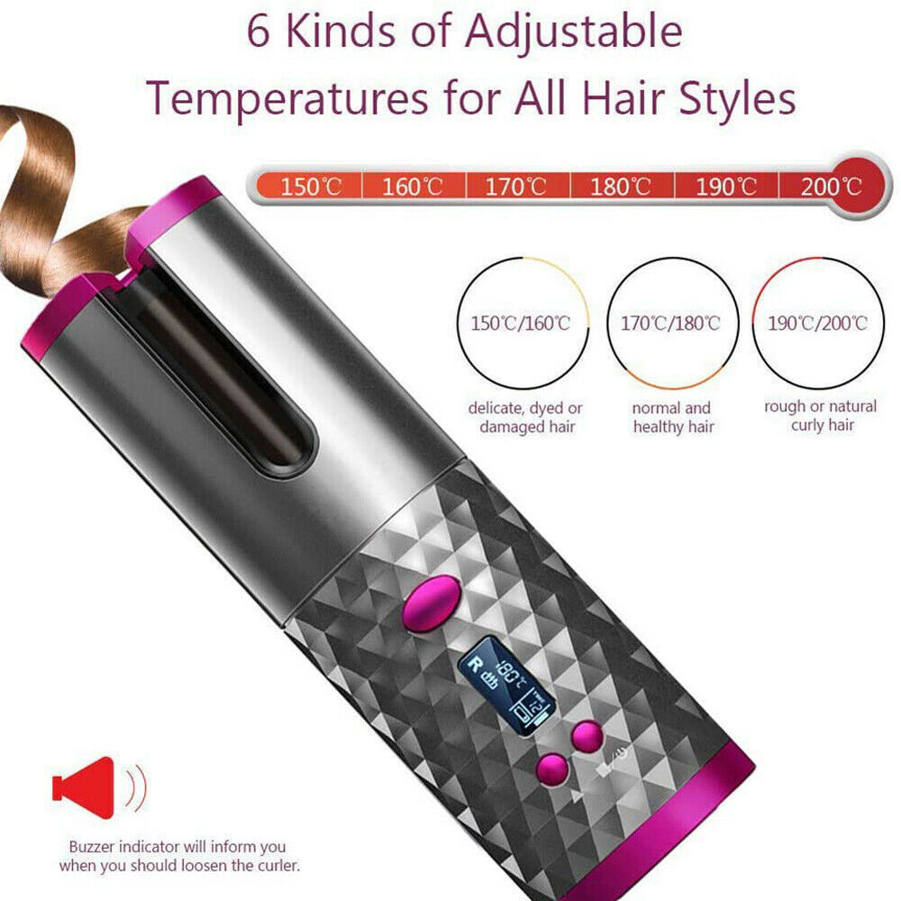 Automatic Rotating Hair Curler