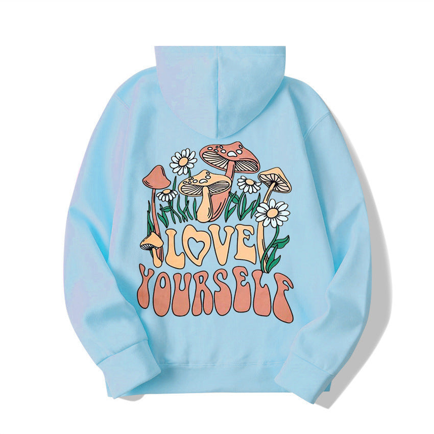 Over-Sized Loose Mushroom Hoodie