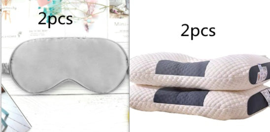 3D Knitted Cotton Pillow Sleep Aid