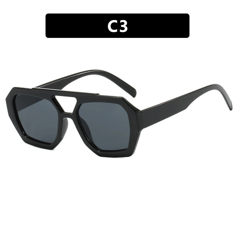 Y2K Big Frame Leopard Sunglasses