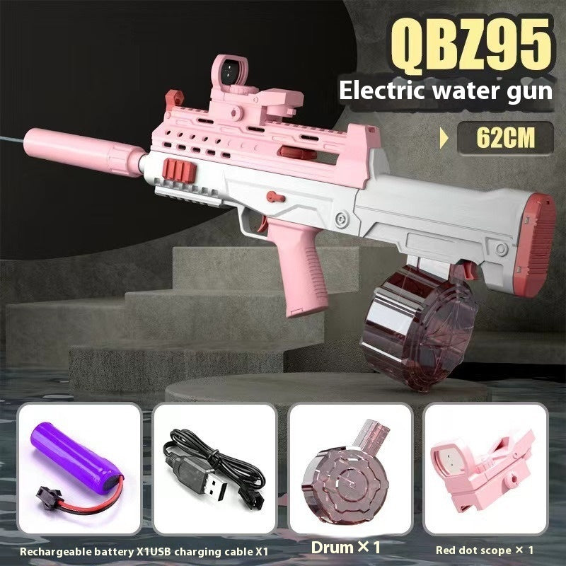 Electric Water Gun Automatic Continuous Hair Children's Outdoor Toys