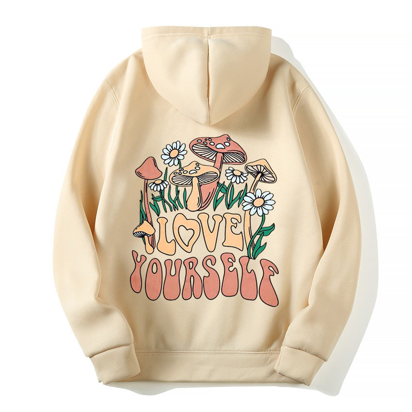 Over-Sized Loose Mushroom Hoodie