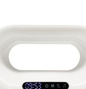 GlowCharge Capsule™ - Wireless Charger Alarm Clock