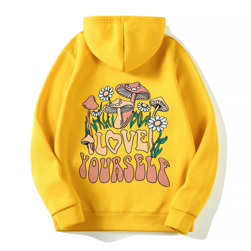 Over-Sized Loose Mushroom Hoodie