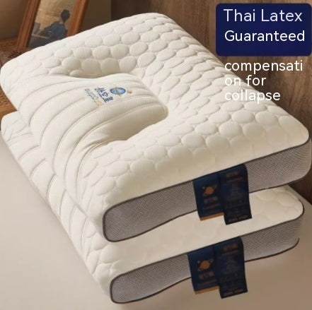 Natural Memory Cervical Protection And Sleep Aid Latex Pillow