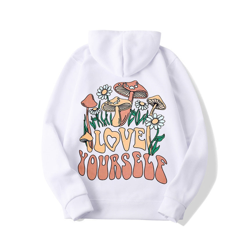 Over-Sized Loose Mushroom Hoodie