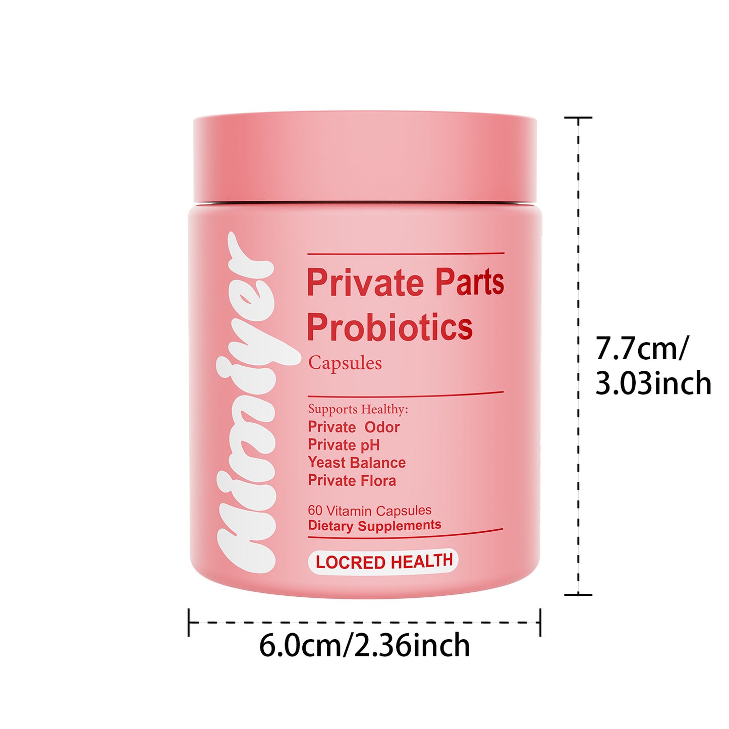 Vaginal Probiotics For Women PH Balance With Prebiotics & Lactobacillus Probiotic Blend - Women's Vaginal Health Supplement - Promote Healthy Vaginal Odor & Vaginal Flora, 60 Count